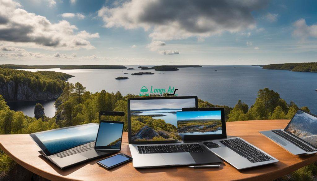 internet selling and buying in Aland Isles