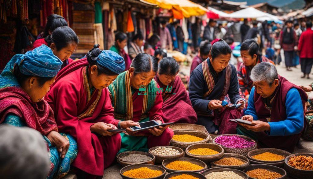 selling online in Bhutan